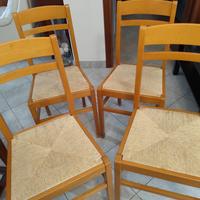 Sedie in legno
