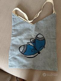 Borsa stampata a mano PASCUCCI Nuova.