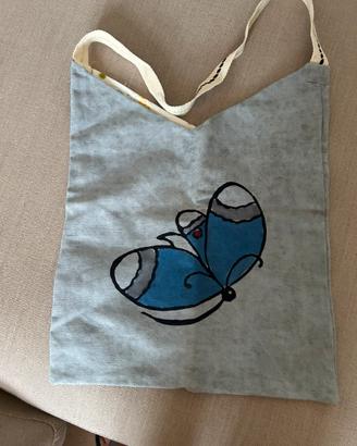 Borsa stampata a mano PASCUCCI Nuova.