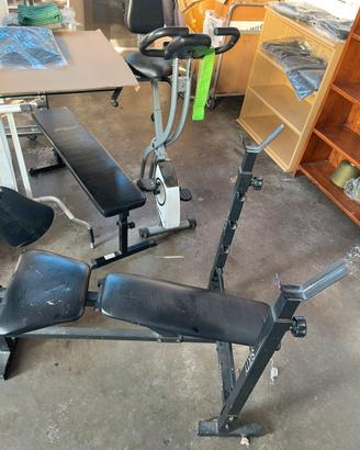Set palestra attrezzi