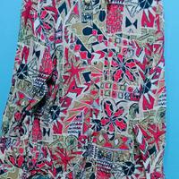 Camicia hawaiana da uomo manica lunga 