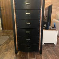 Cassettiera 6 cassetti stile industriale