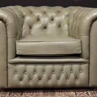 Poltrona originale Chesterfield club in pelle