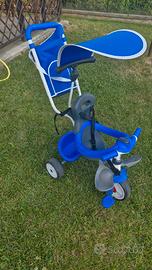 Triciclo Smoby 3 in 1 colore Blu