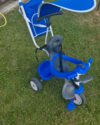 Triciclo Smoby 3 in 1 colore Blu