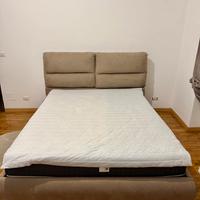 Letto matrimoniale contenitore + materasso