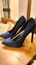 scarpe da donna decolletè blu nuove