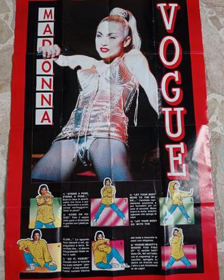 Doppio poster Madonna Vogue/V.Irizarry vintage