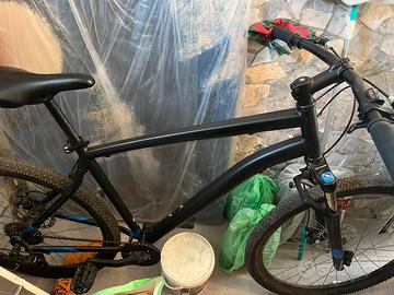 Bici Mtb Rockrider ST 120 nero-azzurro 27,5"