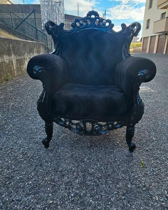 Poltrona in stile barocco