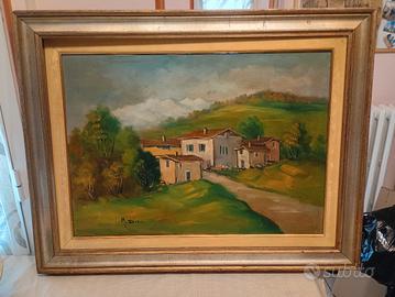 Dipinto olio su tela  firmato  M.Bieri 