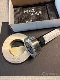 Calibro filettato ad anello con tampone M 62 × 1,5
