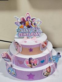 Torta Finta Tema K-Pop Demon Hunter