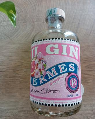 bottiglia vuota "gin Ermes"