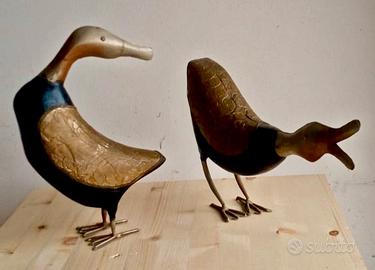 Splendida coppia di sculture Lorenzon 