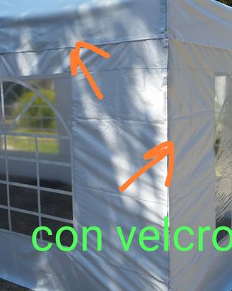 KIT da 4 Laterali CON e SENZA finestre Impermeabil