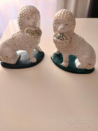 cani in Capodimonte anni 40/50 soprammobile