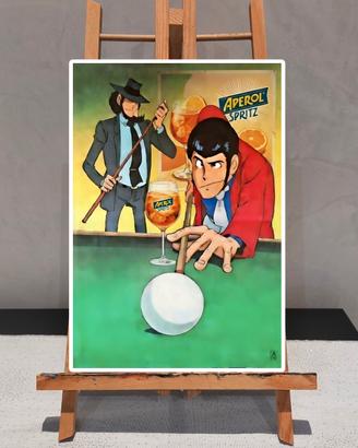 Quadro Poster A3 Lupin Aperol 