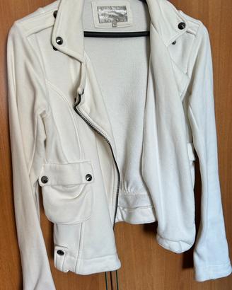 Giacchetta lana Piazza Italia bianco autunno donna
