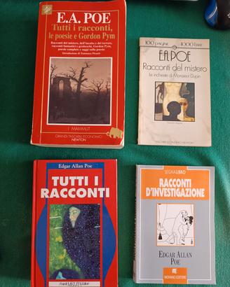 Lotto divisibile  4 libri - Edgar Allan Poe