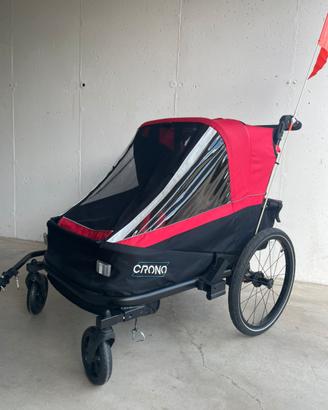 Rimorchio bici per bambini