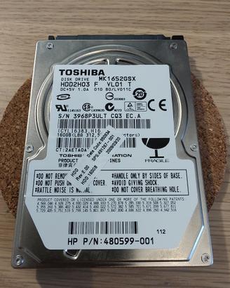 HDD Toshiba HDD 2H03 160GB