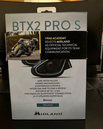 Coppia Interfono Midland BTX2 Pro S LR