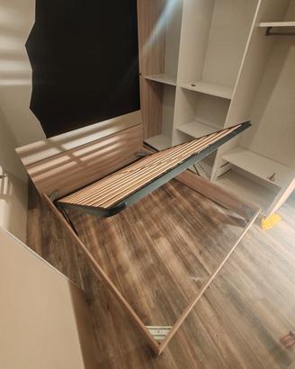 Letto contenitore matrimoniale