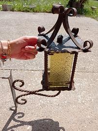 Lanterna da Esterno in Ferro Battuto