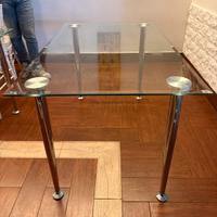 Tavolo in vetro temperato 120x80