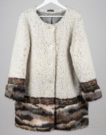Cappotto con dettagli etnici -Made in Italy 