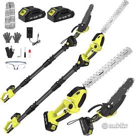 Kit potatura 4 in 1 nuovo – Motosega e tagliasiepi