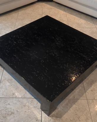 Tavolino da salotto nero 100x100x25