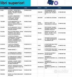  libri usati/nuovi scuola media + dal 1 °al 5°