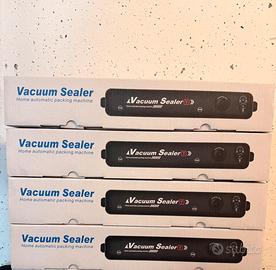 Lotto 4 Macchine sottovuoto alimenti nuove