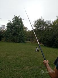canna da pesca con mulinello