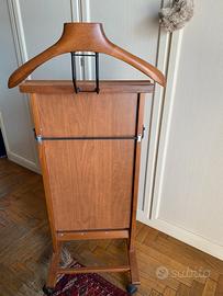 Servomuto vintage stirapantaloni in legno -anni 70