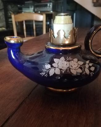 lampada da tavolo bajour vintage  ceramica