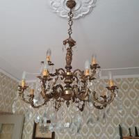 lampadario a gocce vintage 