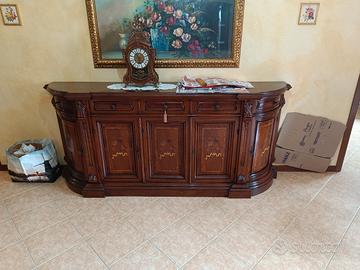 mobile credenza classica noce legno vero