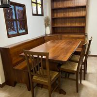 Tavolo legno sedie e panca