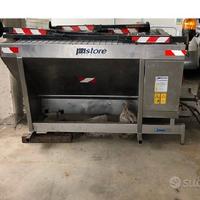 Spargisale-sabbia portato inox con motore