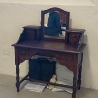 Scrivania Specchio Tavolo Toeletta