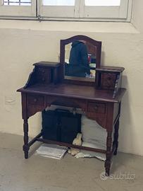 Scrivania Specchio Tavolo Toeletta