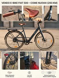 Bicicletta Elettrica Fiat 500 City – Come Nuova!