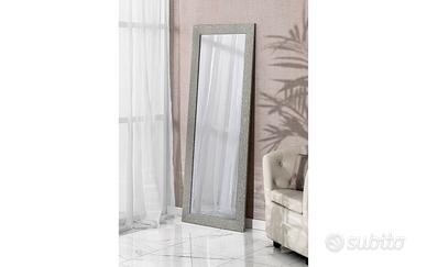Specchiera Specchio Glitter Silver Argento