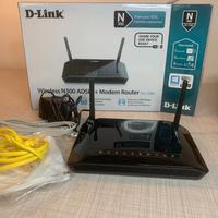 Modem Router D-Link DSL-2750B Wireless N300 ADSL2