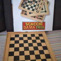 Scacchi Dama Tria - gioco da tavolo