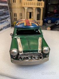 Modellino  In Metallo Mini Cooper Union jack 16 cm