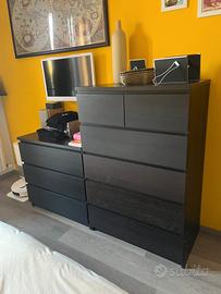 cassettiere color wenge